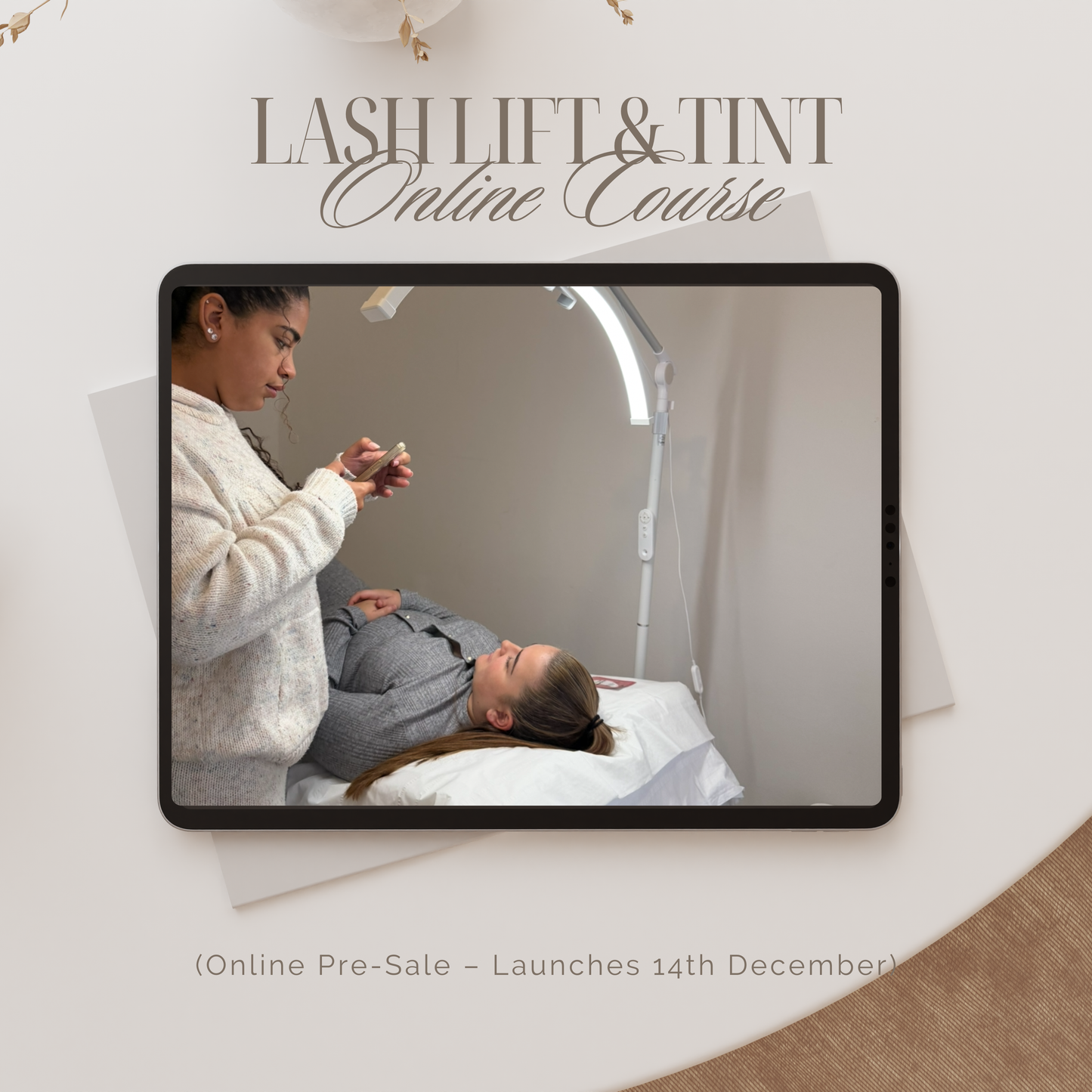 Online lash lift & tint Course • accredited
